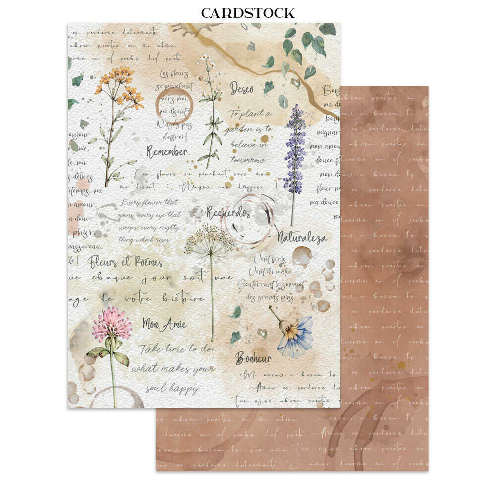 Junk Journal - Flowers and Poems
