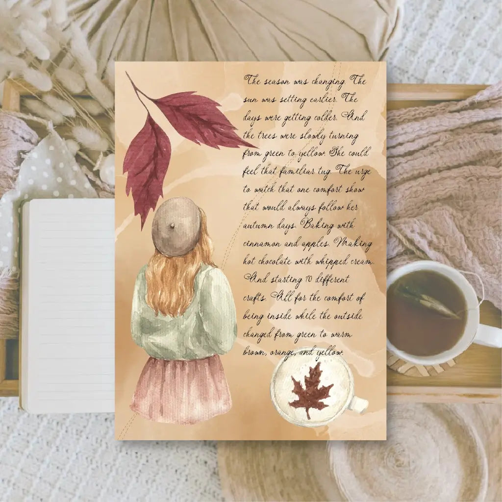 Scrapbook Paper 10.5 x 14.8 - Cozy Autumn