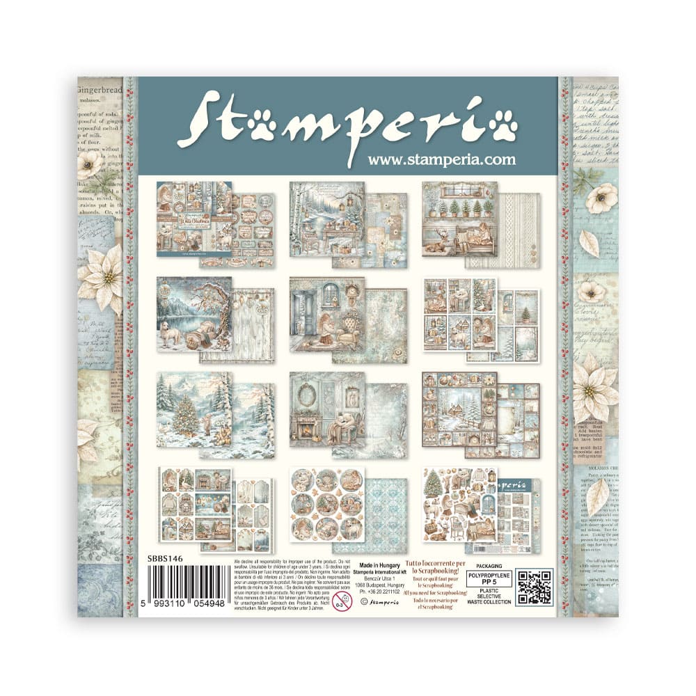 Scrapbooking paper - Double-sided - White Christmas