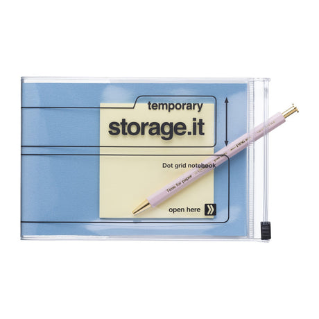 Notebook Storage.it A6 Desk - Dotted - Blue