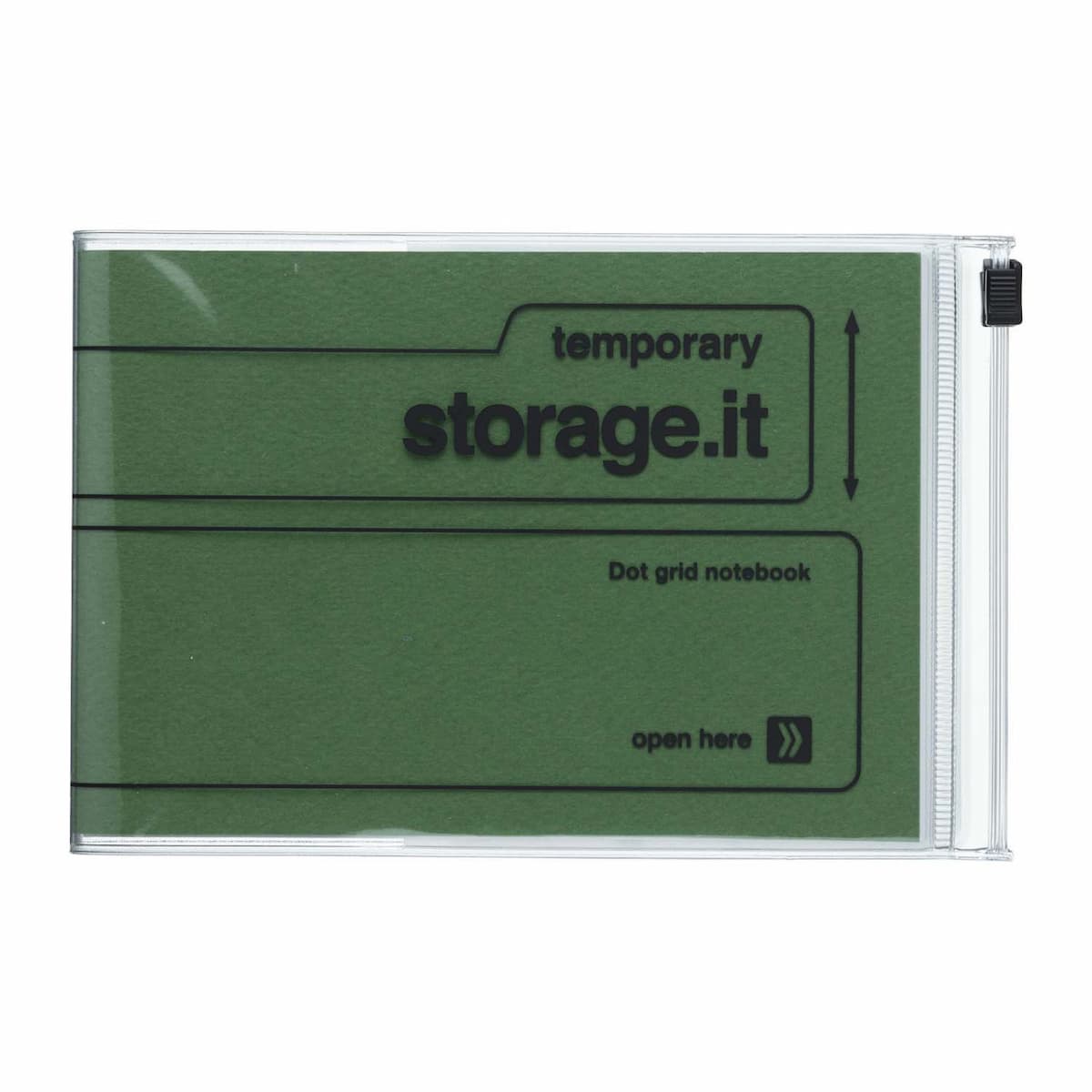 Notebook Storage.it A6 Desk - Dotted - Green