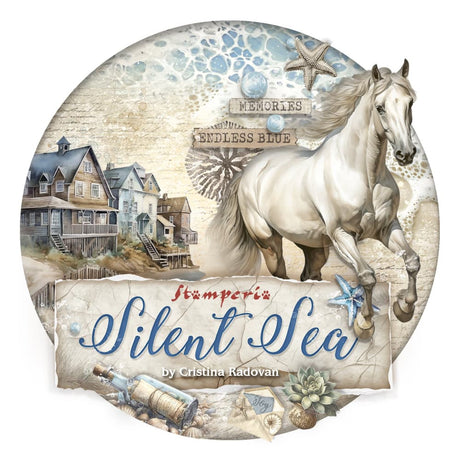 Silent Sea icon för Stamperias kollektion. Tidformera.