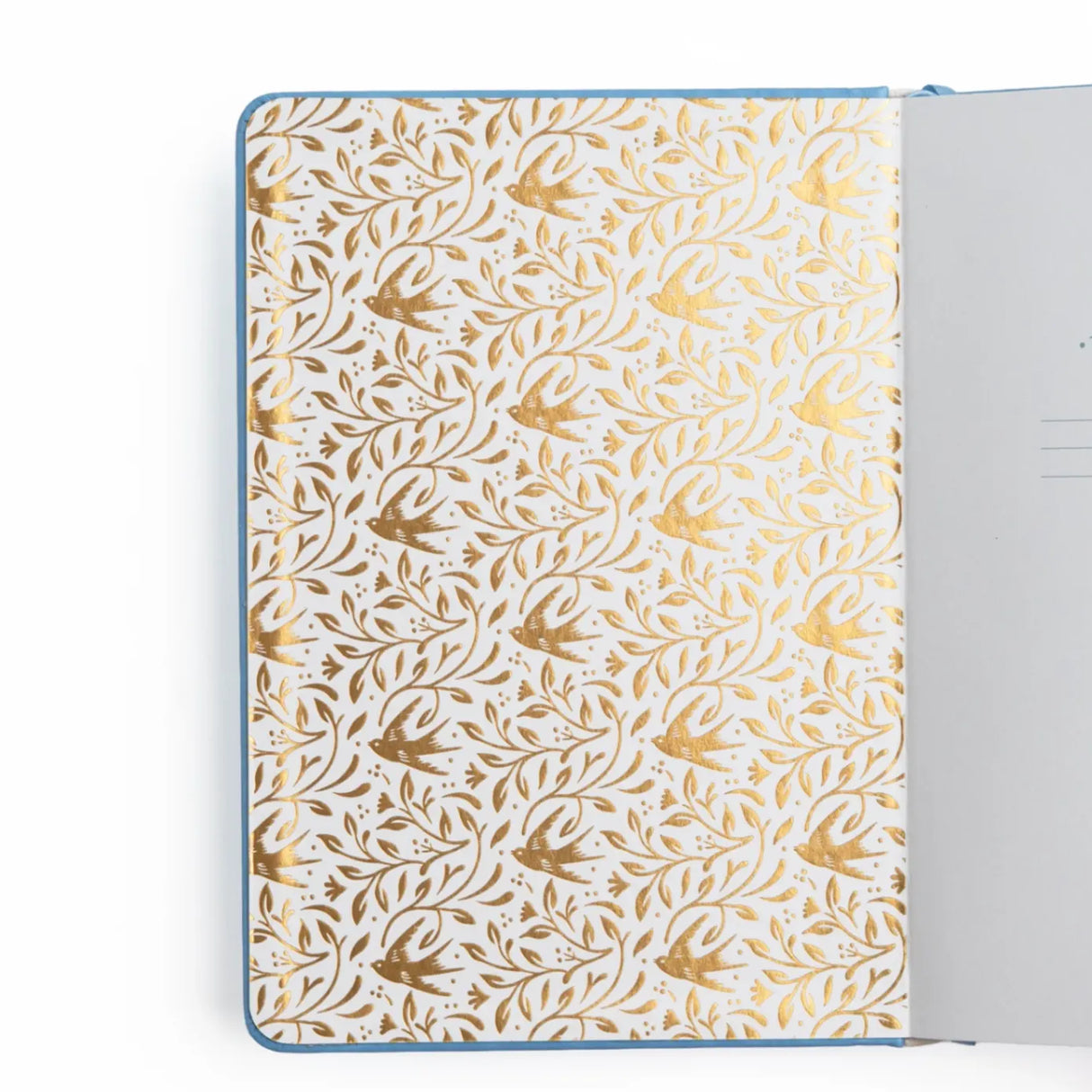 Dotted Notebook Songbird In Blue A6