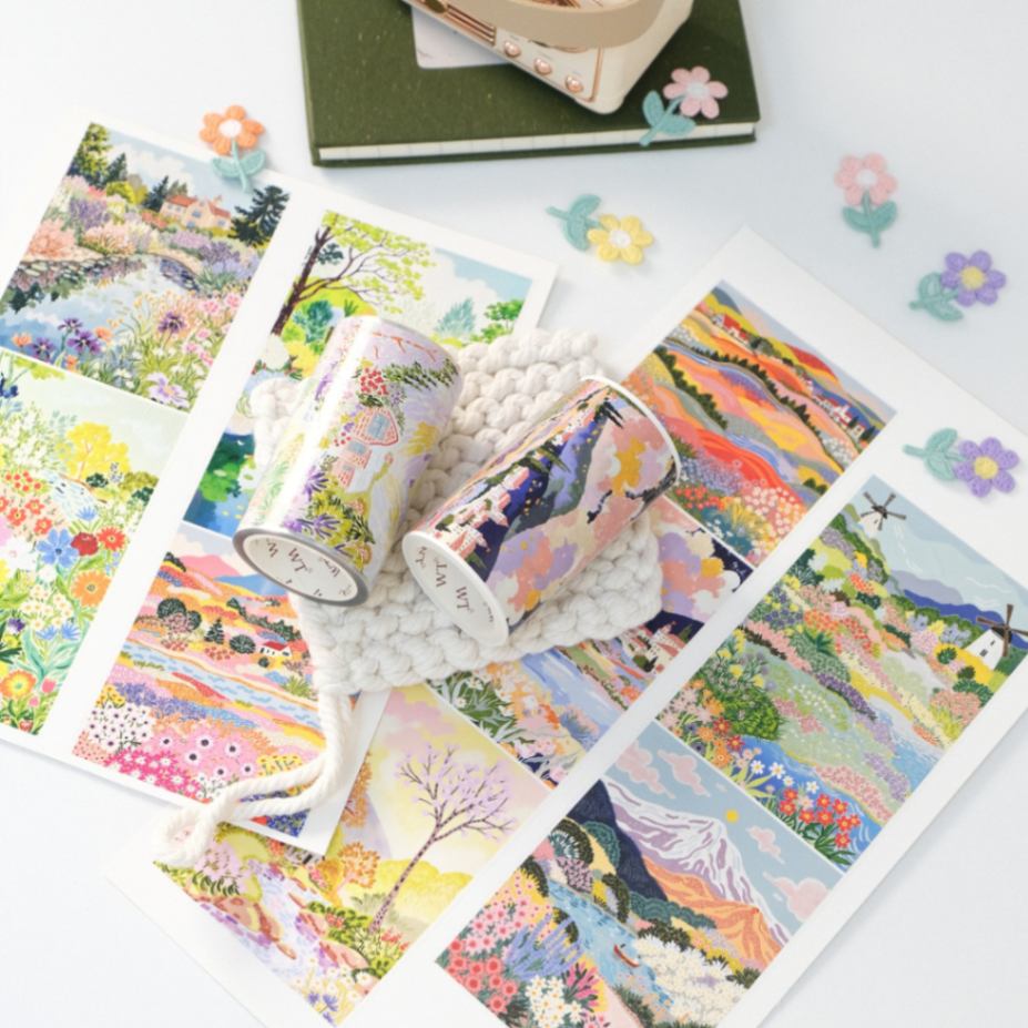 Clear Tape - Spring Canvas - 75 mm