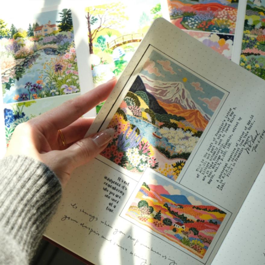 Clear Tape - Spring Canvas - 75 mm