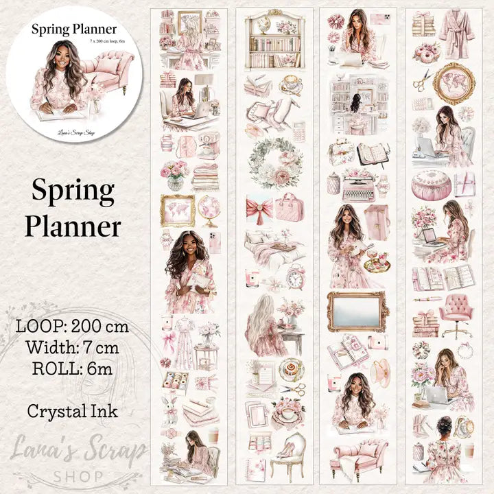 Pet Tape - Lana - 70 mm - Spring Planner