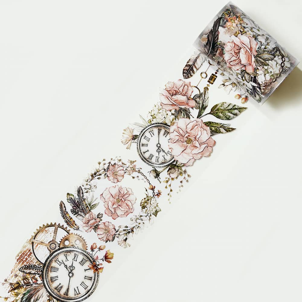 Sticker Pet Tape - Pre-cut - Floral Chronicles - 65 mm