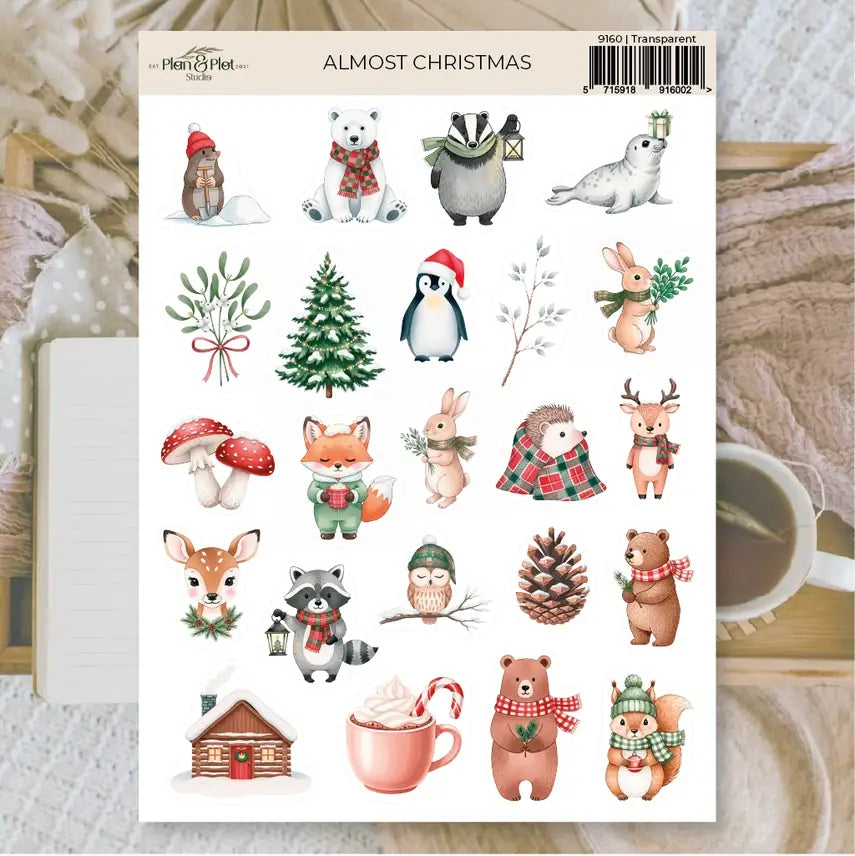 Stickers Plan & Plot Studio Vinyl - Almost Christmas
