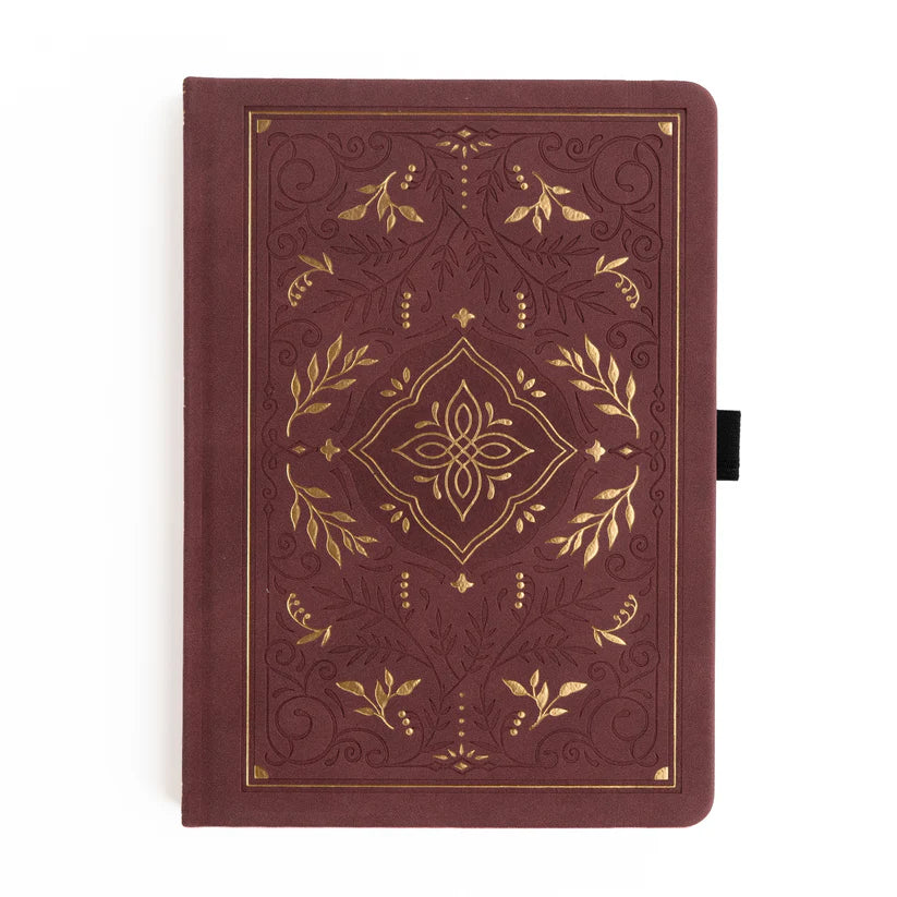 Dotted Notebook - A5 - Storybook in Plum