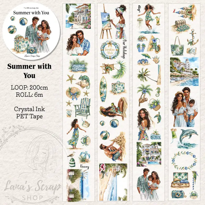 Pet Tape - Lana - 70 mm - Summer with You