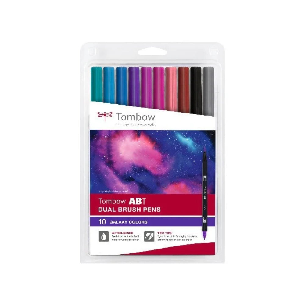ABT Dual Brush pen 10-pack - Galaxy colors
