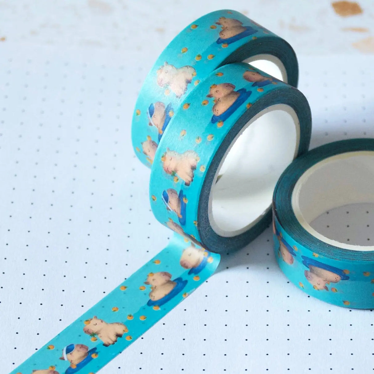 Washi tape Hop & Flop - Capybara
