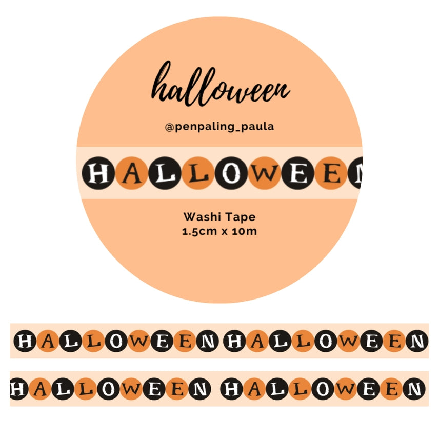 Washi tape - Penpaling Paula 15 mm - Halloween