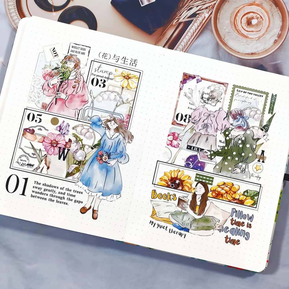 Sticker Washi Tape - Pre-cut - Me Time - 60 mm