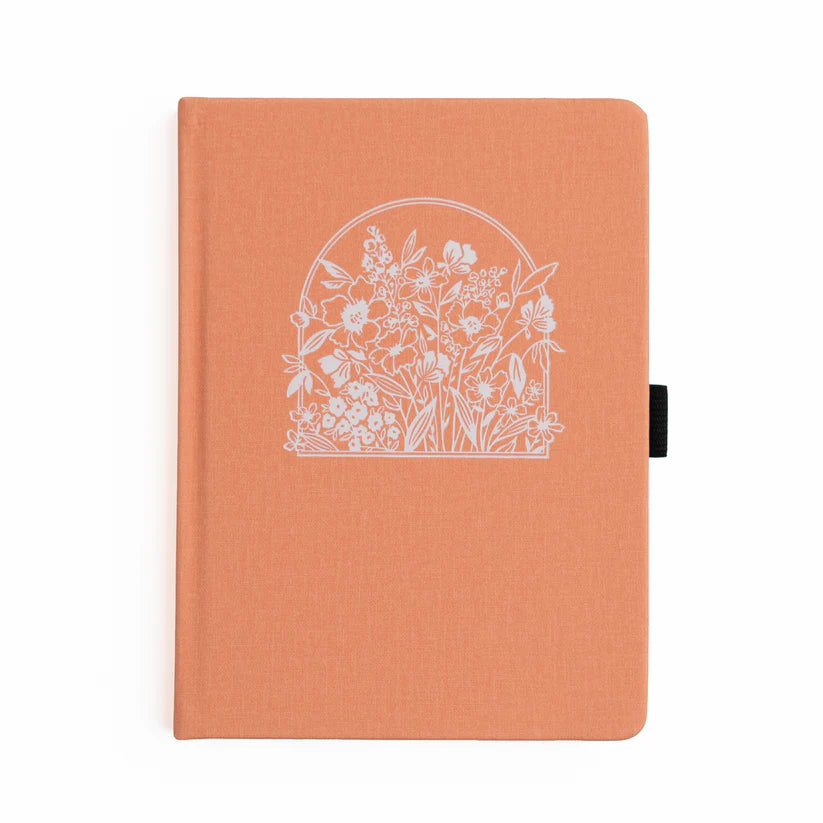 Dotted Notebook - B6 - Wildflowers Framed