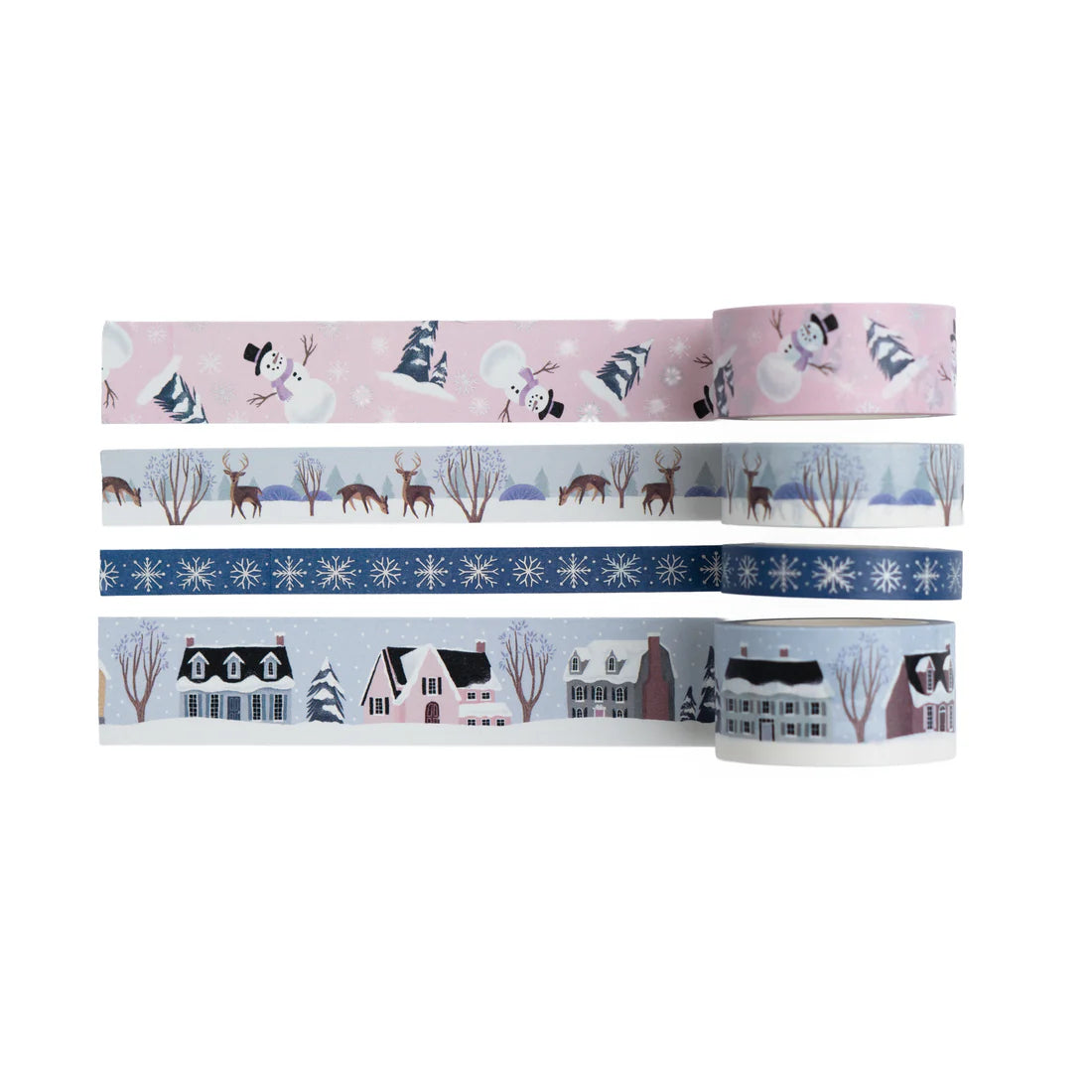 Washi tape - 4-pack - Winter Village
