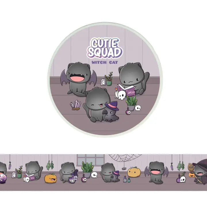 Washi tape CutieSquad - Witch cat