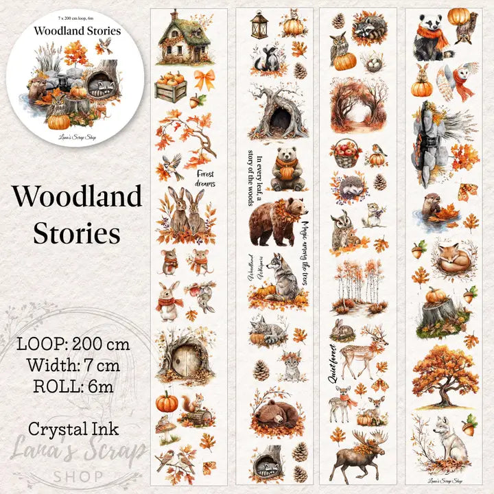 Pet Tape - Lana - 70 mm - Woodland Stories