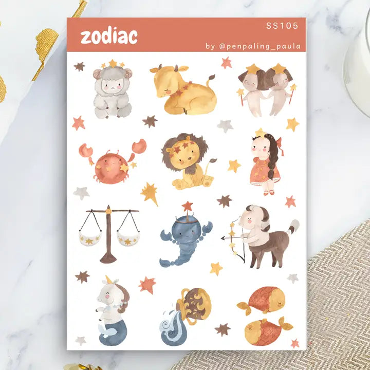 Stickers - Penpaling Paula - Zodiac