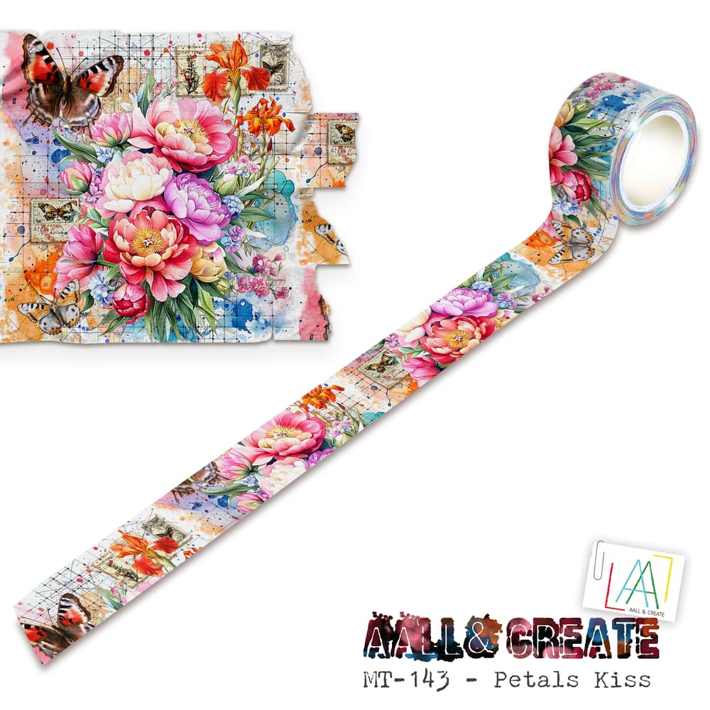 Washi tape #143 Autour de Mwa - Colourburst Botanicals
