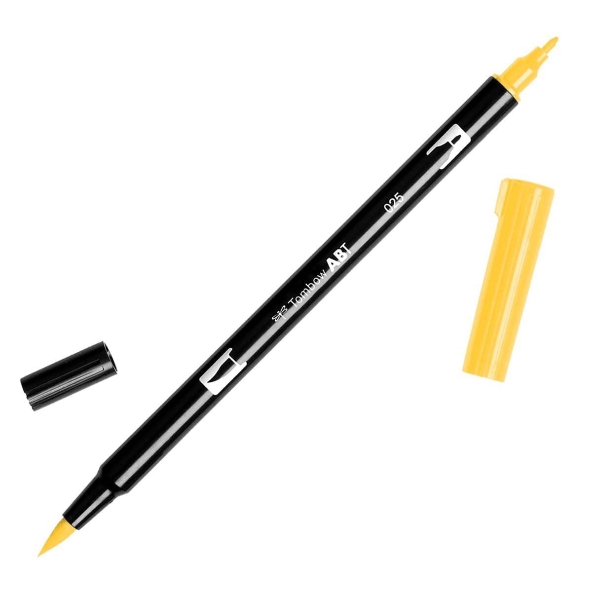 ABT Dual Brush pen - 025 Light orange - Ljusorange penselpenna - Tombow - Tidformera