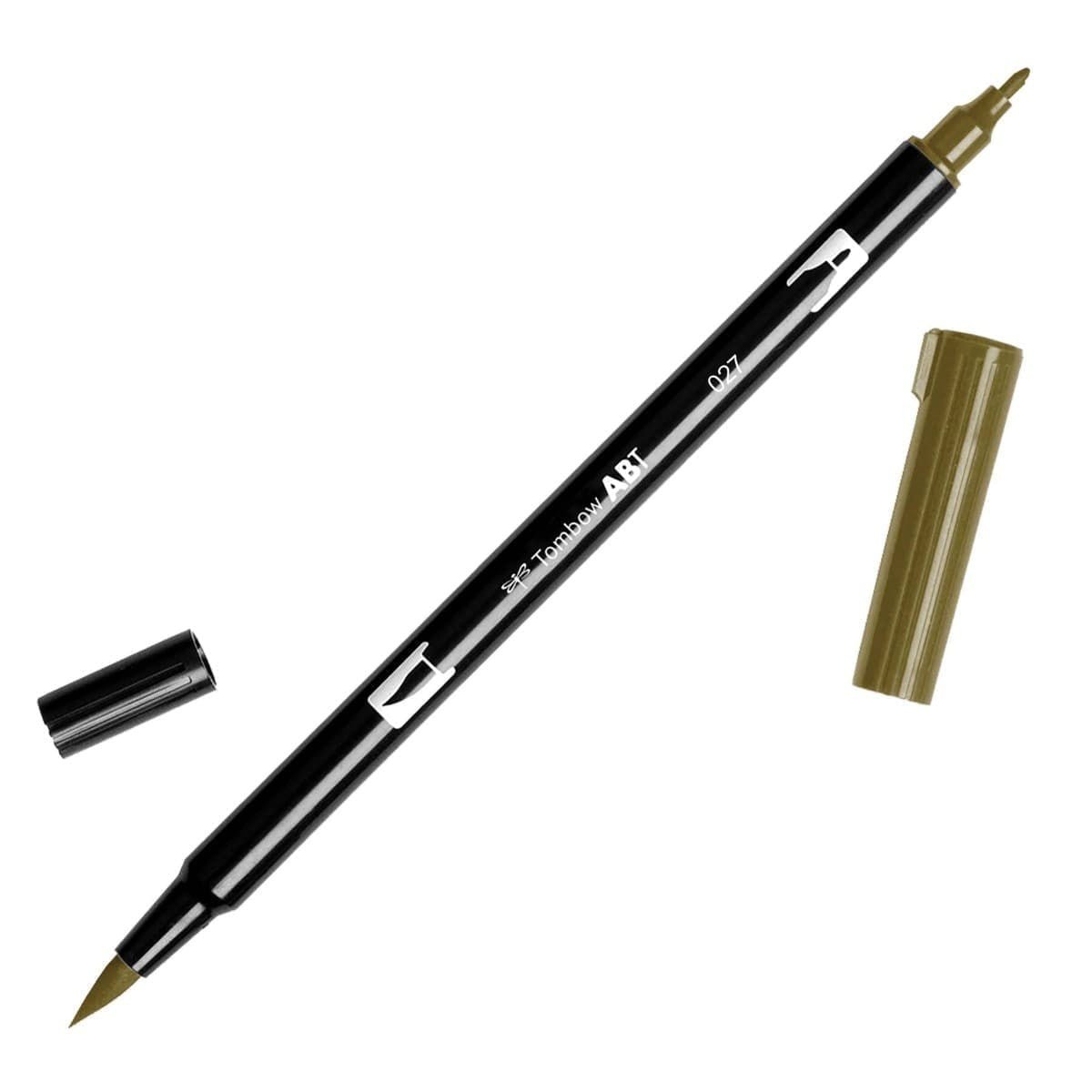 ABT Dual Brush pen - 027 Dark ochre - Tombow - Tidformera