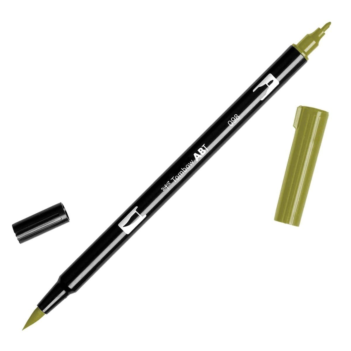ABT Dual Brush pen - 098 Avocado - Tombow - Tidformera