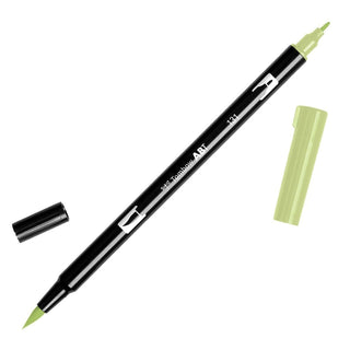 ABT Dual Brush pen - 131 Lemon lime - Penselpenna med gul färg - Tombow - Tidformera