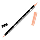 ABT Dual Brush pen - 873 Coral - Korallfärgad penselpenna - Tombow - Tidformera