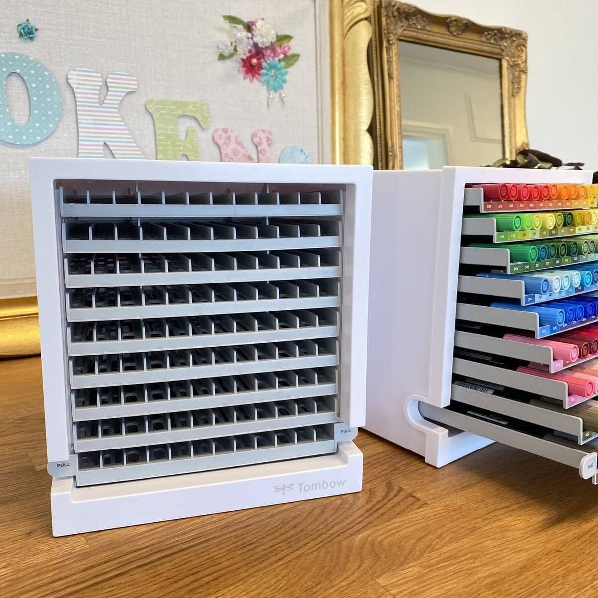 ABT Dual Brush pen Desktop organizer (Tomt) - 3 - Tombow - Tidformera