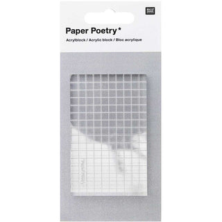 Akrylblock Paper Poetry - 1 - Rico Design - Tidformera