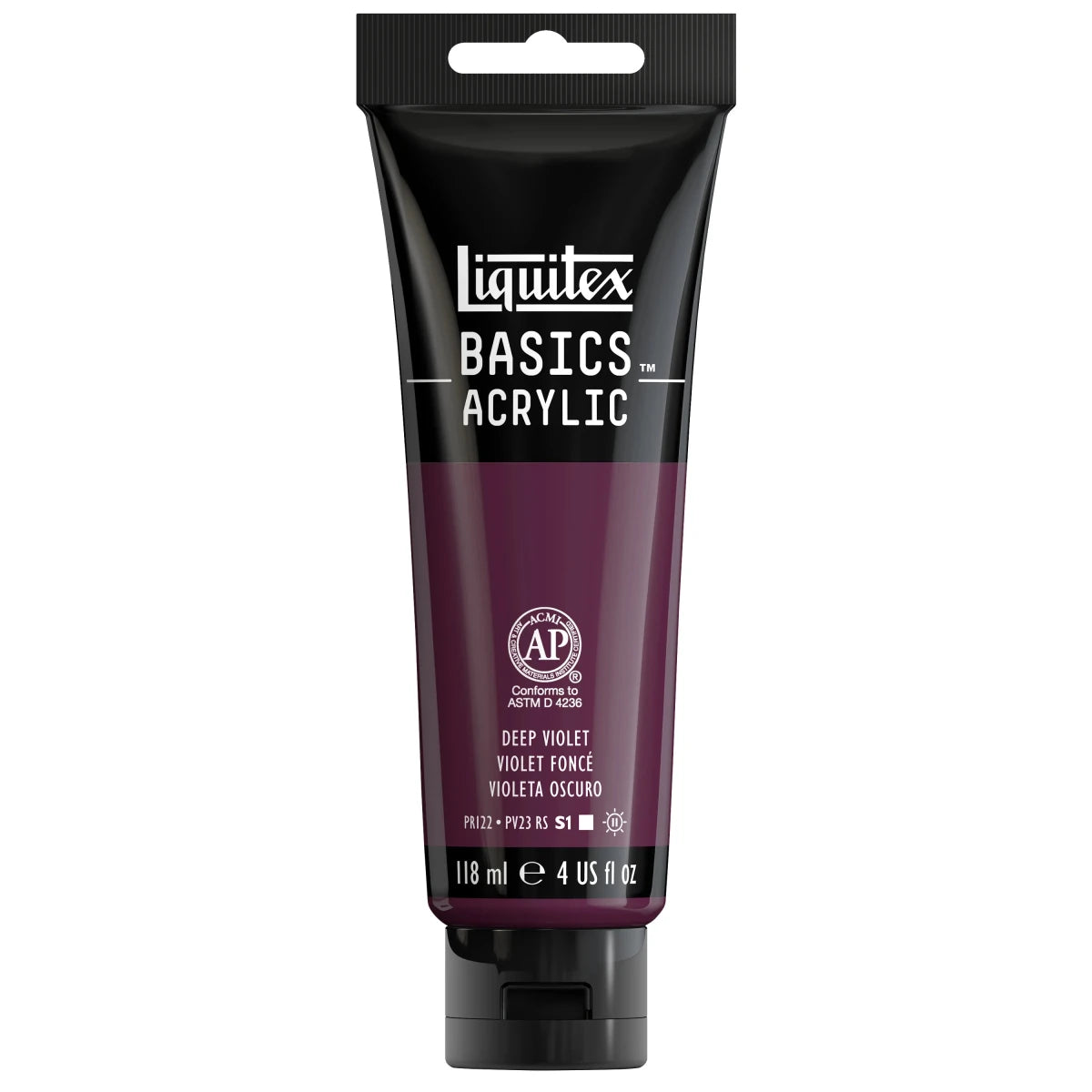 Akrylfärg Liquitex Basics 118ml - Deep violet 115 - 1 - Liquitex - Tidformera