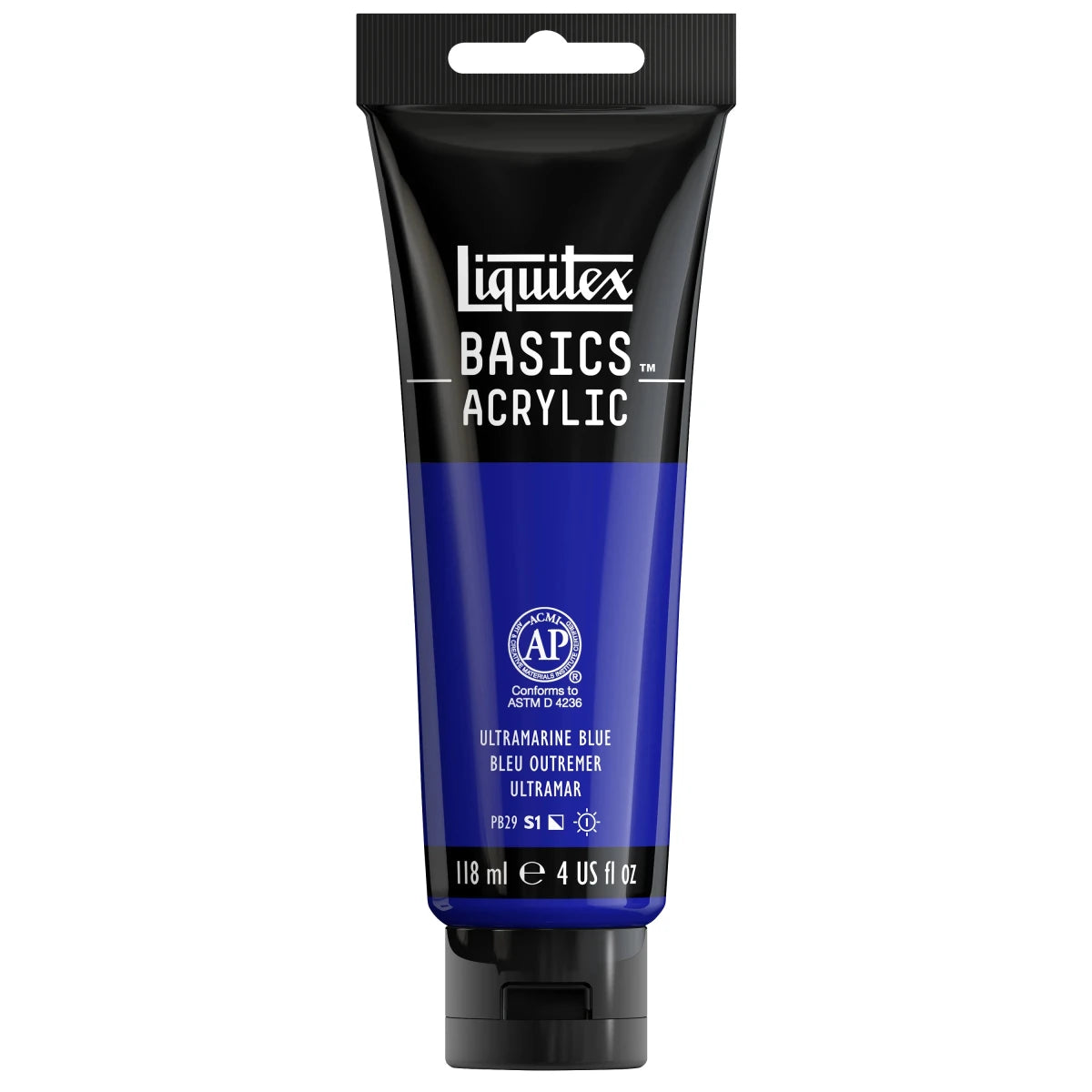Akrylfärg Liquitex Basics 118ml - Ultramarine blue 380 - 1 - Liquitex - Tidformera