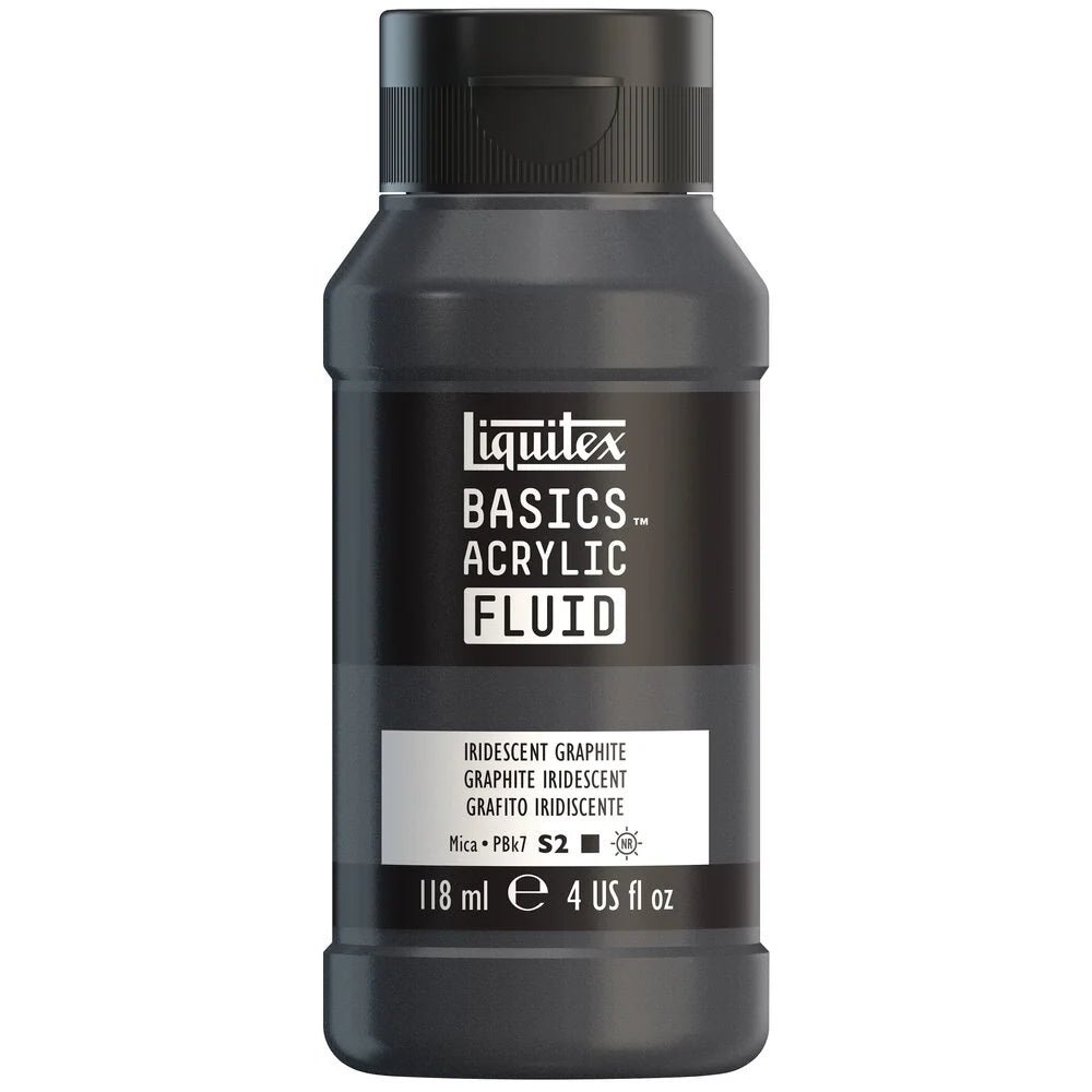 Akrylfärg Liquitex Basics Fluid 118ml - Iridescent Graphite 049 - 1 - Liquitex - Tidformera