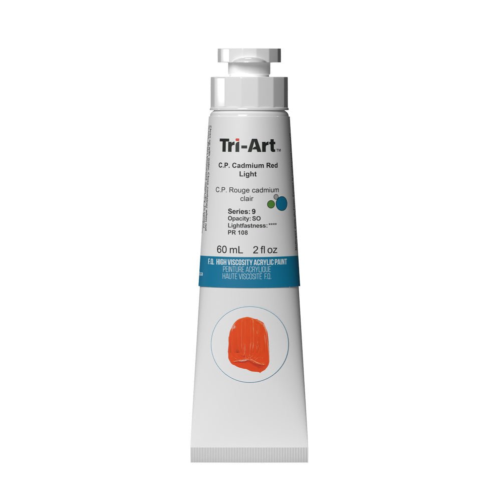 Akrylfärg Tri-Art High Viscosity 60 ml - C.P. Cadmium Red Light - 1 - Tri-Art - Tidformera