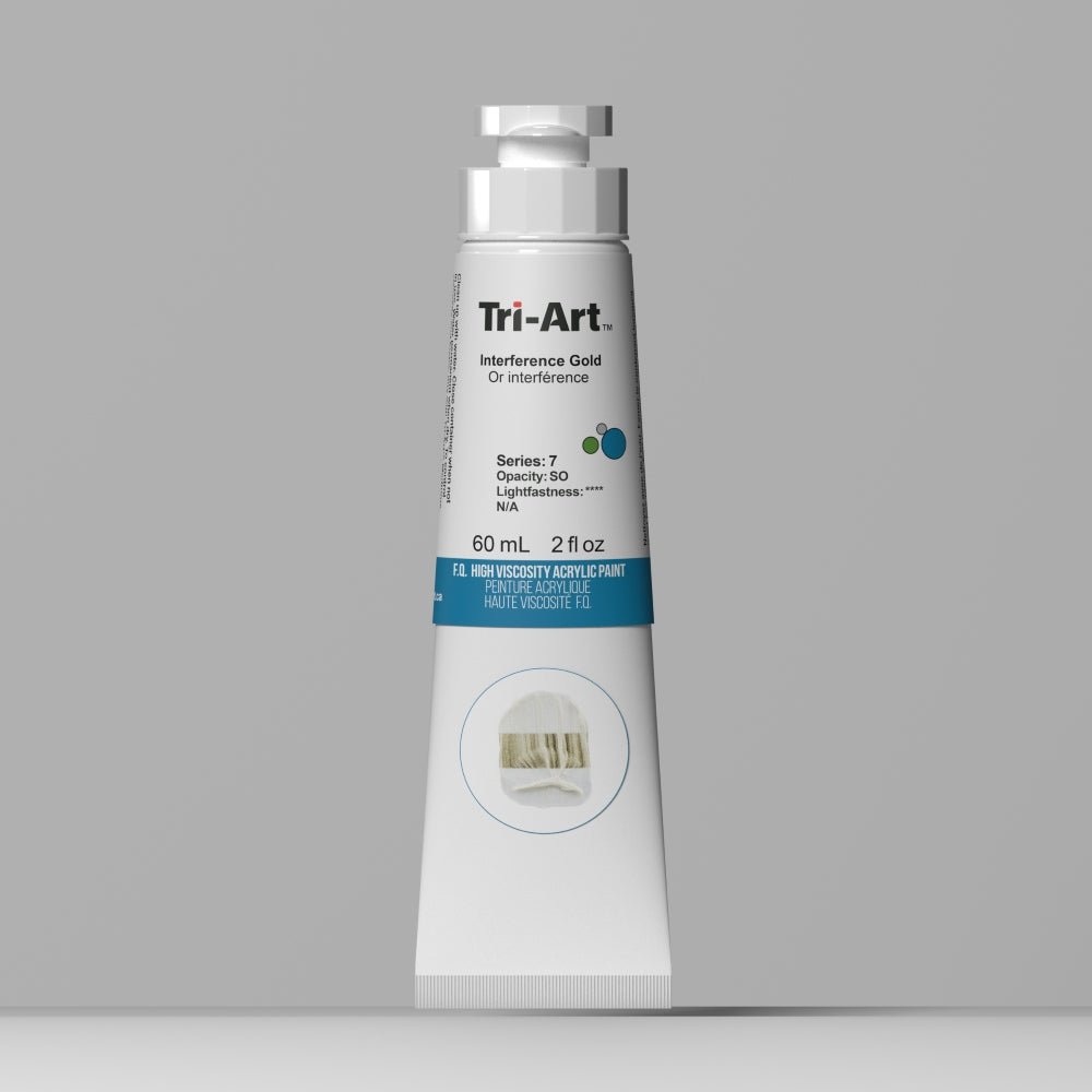 Akrylfärg Tri-Art High Viscosity 60 ml - Interference Gold - 1 - Tri-Art - Tidformera