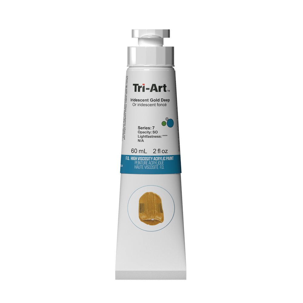 Akrylfärg Tri-Art High Viscosity 60 ml - Iridescent Gold Deep - 1 - Tri-Art - Tidformera