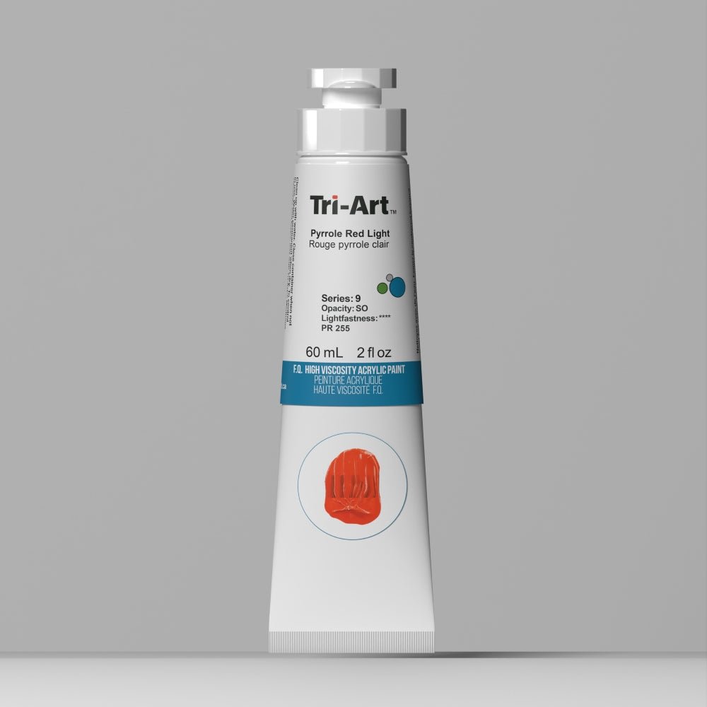 Akrylfärg Tri-Art High Viscosity 60 ml - Pyrrole Red Light - 1 - Tri-Art - Tidformera