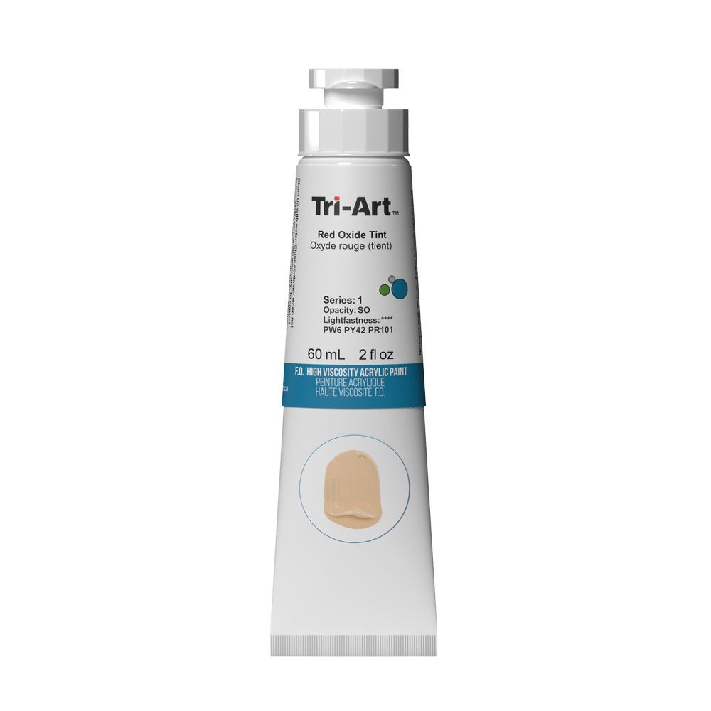 Akrylfärg Tri-Art High Viscosity 60 ml - Red Oxide Tint - 1 - Tri-Art - Tidformera