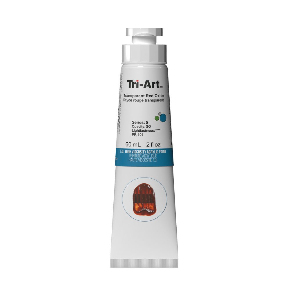 Akrylfärg Tri-Art High Viscosity 60 ml - Transparent Red Oxide - 1 - Tri-Art - Tidformera