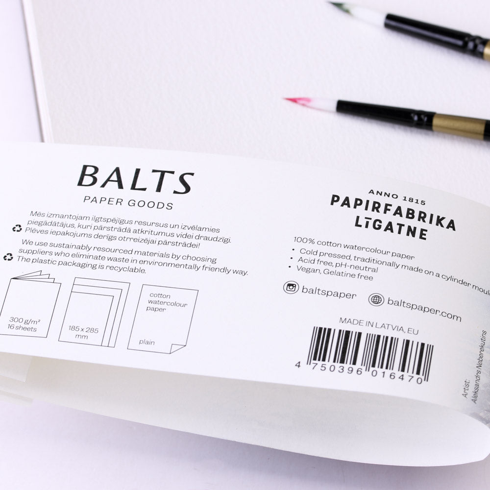 Akvarellblock Ligatne Paper Mill - Panorama - 4 - BALTS paper goods - Tidformera