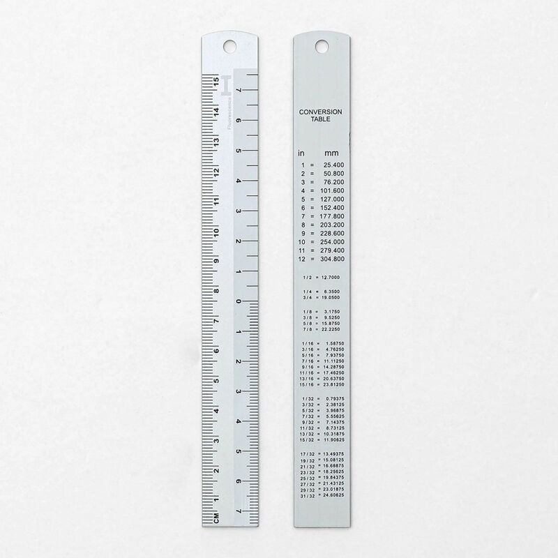 Aluminum Ruler White 15 cm - 3 - Hightide - Tidformera