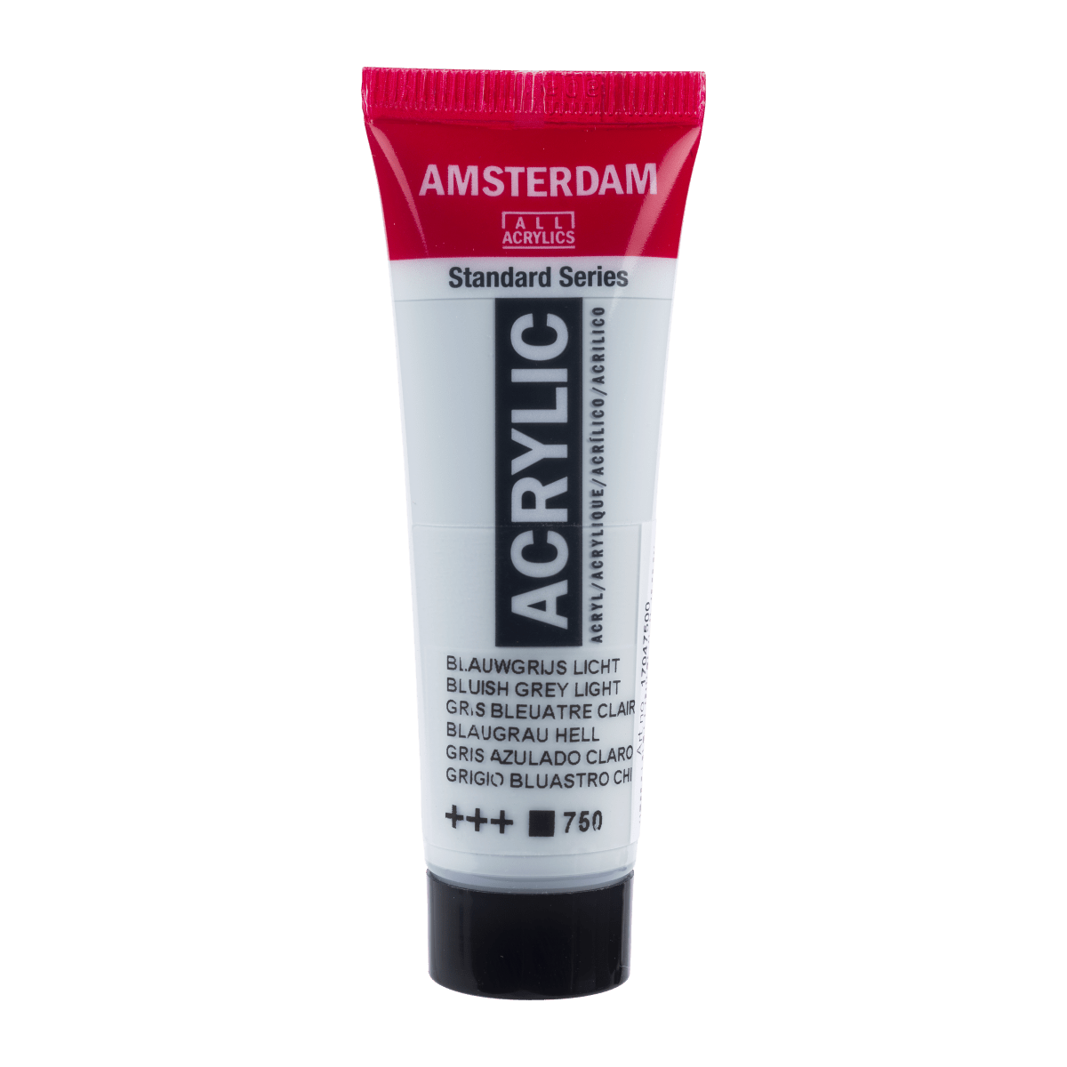 Liten tub med blågrå Amsterdam Akrylfärg 20 ml 750 Bluish Grey Light från Royal Talens - Tidformera