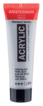 Liten tub med pärlblå Amsterdam Akrylfärg 20 ml 820 - Pearl Blue från Royal Talens - Tidformera