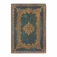 Anteckningsbok Astra Midi Olinjerad Flexis - Blå anteckningsbok med gulddetaljer från Paperblanks - Tidformera