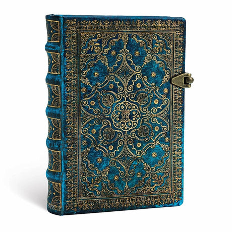 Anteckningsbok Azure - Mini Linjerad Hård pärm Knäppe - 2 - Paperblanks - Tidformera