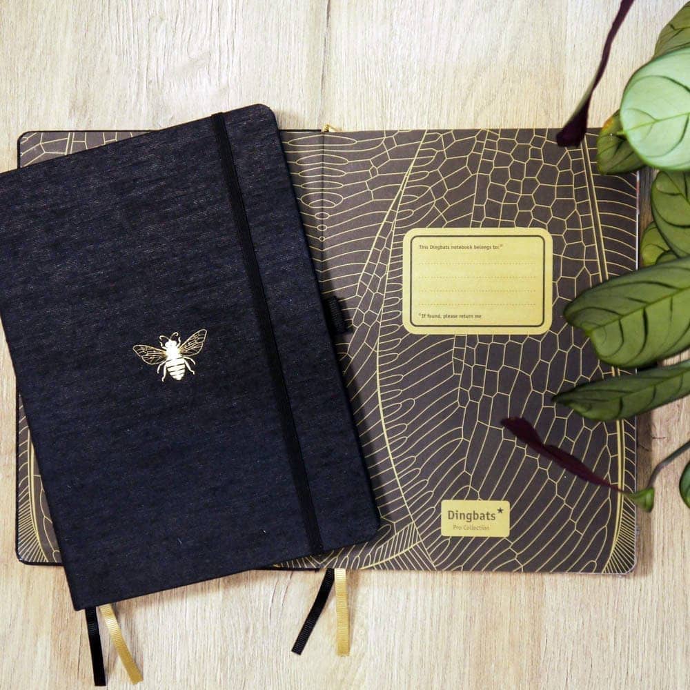 Anteckningsbok B5 PRO Bee Dotted från Dingbats*.  - Tidformera