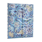 Blå anteckningsbok Blue Willow - Ultra Linjerad Wrap från Paperblanks. Motivet är blåa blommor. - Tidformera