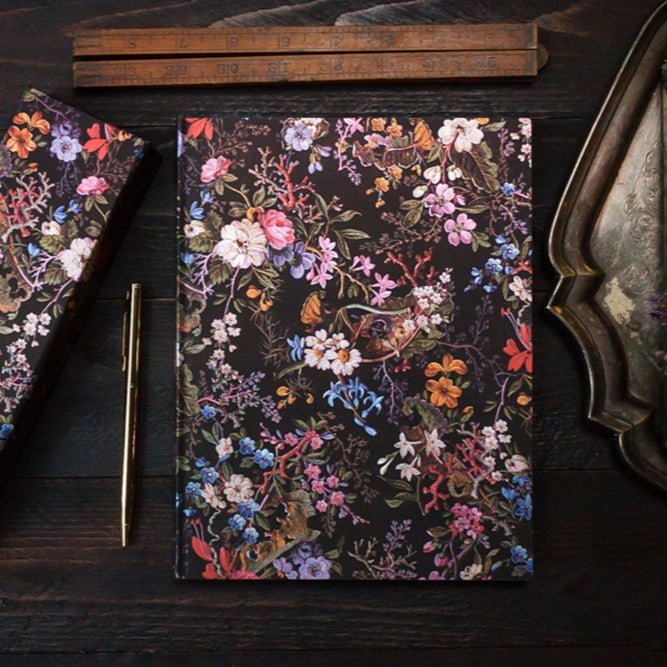 Anteckningsbok Floralia - Maxi Dotted Hård pärm - 2 - Paperblanks - Tidformera