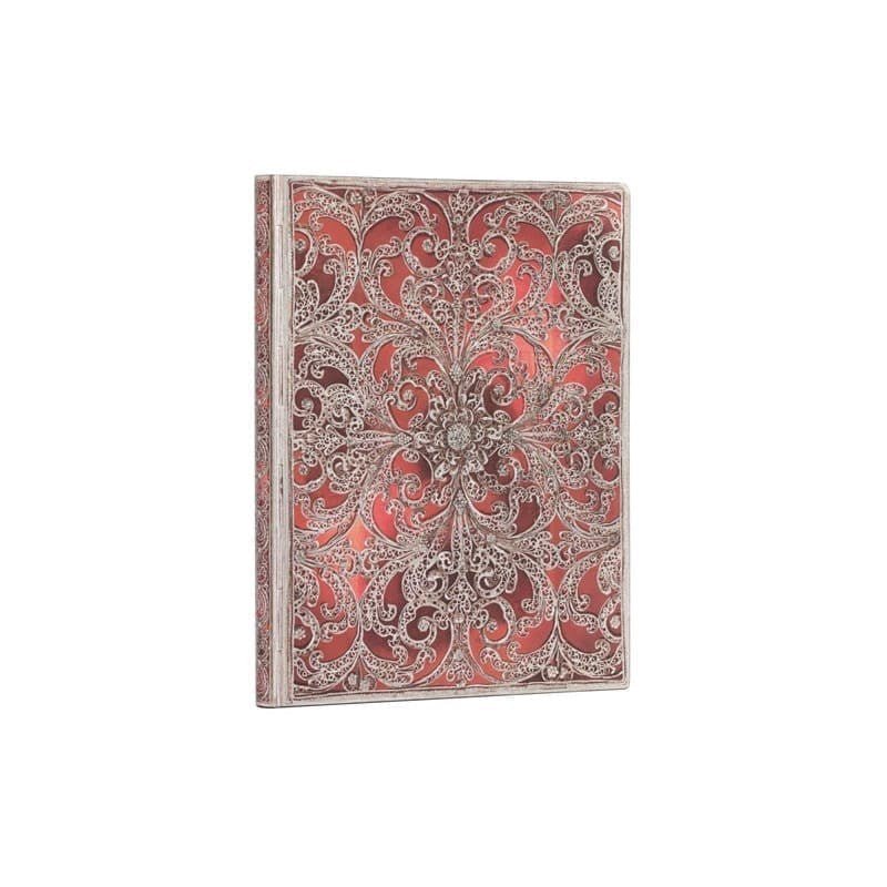 Röd Anteckningsbok Garnet - Ultra Olinjerad Flexis från Paperblanks - Tidformera